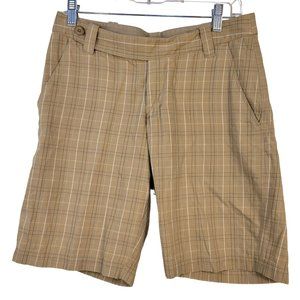 The North Face Women's‎ Size 6 Shorts Plaid Khaki